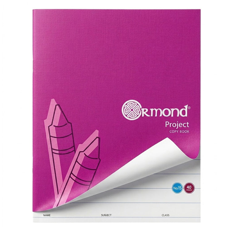 Ormond 40 Page No.15 Project Book
