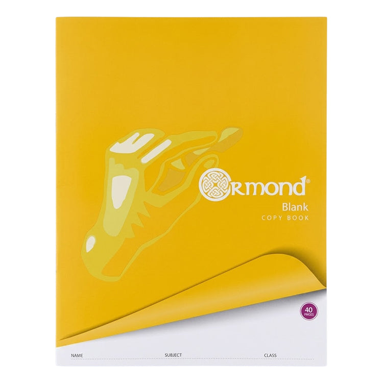 Ormond 40 Page Blank Copy Book