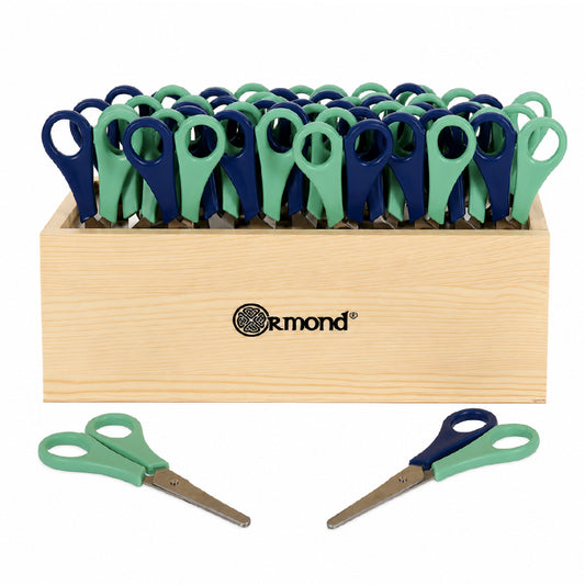 Box of 32 | 14cm Scissors | 28R+4L Handed Classroom Pack