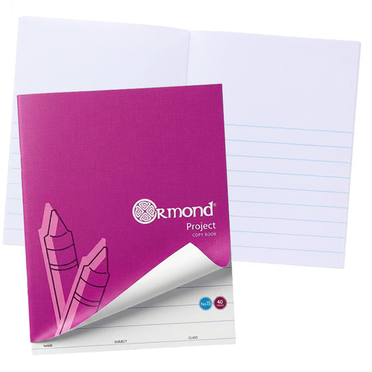 Ormond 40 Page No.15 Project Book