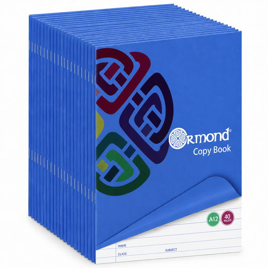 Ormond 40 Page A12 Excercise Copy Book